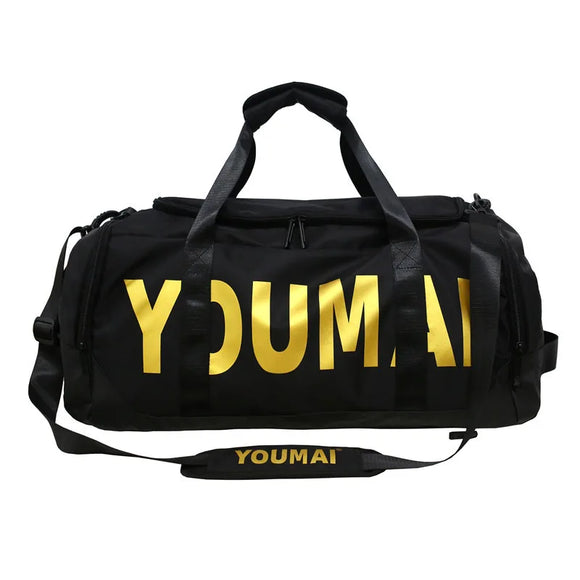 NNEOBA Waterproof Dry-Wet Separation Backpack Duffel Black