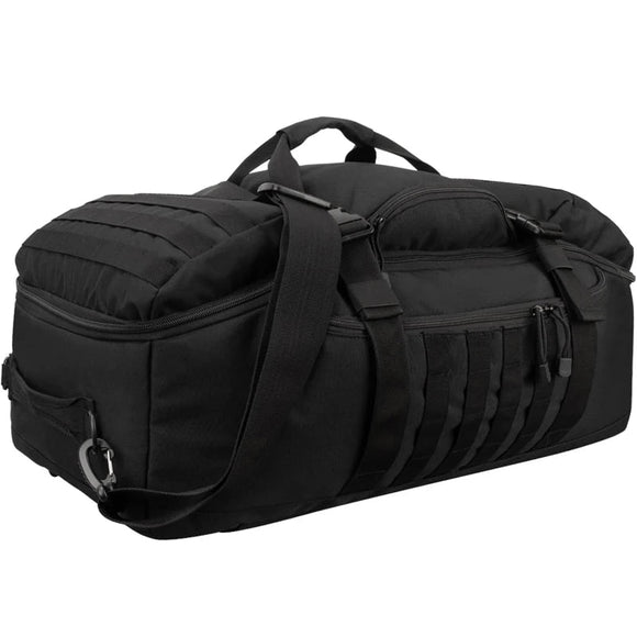 NNEOBA 3-in-1 Travel Duffel Bag Convertible Black