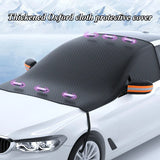 NNEOBA Magnetic Car Windshield Snow Cover Sunshade Frost Protector Black