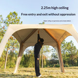 NNEOBA Inflatable Camping Tent 4–6 Person Easy Setup All-Season Dome