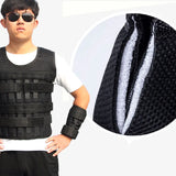 NNEOBA Adjustable Weighted Vest (Plates Not Included) Black