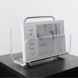 NNEOBA Joylove Modern Metal Acrylic Bookshelf