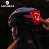 NNEOBA Rechargeable LED Cycling Helmet with Type-C Charging Grey
