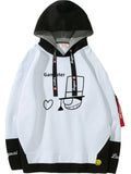 NNEOBA Anime Detective Graphic Hoodie