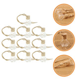 NNEOBA 10PCS Hanging Glass Perfume Bottle Car Scent Diffuser–8ml