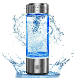 NNEOBA Portable Electric Hydrogen Water Bottle Silver