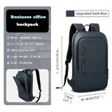 NNEOBA 15.6-Inch Waterproof Laptop Backpack Blue