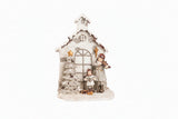Christmas Santa House Reindeer Sleigh Tabletop Decorations