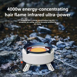 NNEOBA 12800W Infrared Camping Gas Stove White
