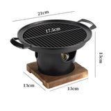 NNEOBA Detachable Camping Alcohol Stove Black