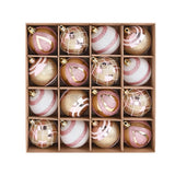16PCS Electroplated Christmas Ball Ornament Set