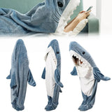 NNEOBA Cartoon Shark Wearable Blanket Hoodie