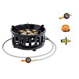 NNEOBA 7-Core High-Power Camping Gas Stove 19800W Windproof Burner Black