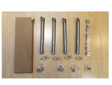 NNEOBA Universal BBQ Grill Tube Burners Set Silver