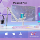 NNEOBA USB Gaming Microphone RGB Noise Canceling Gain Control