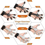 NNEOBA Silicone Finger Exercise Stretcher & Hand Strengthener