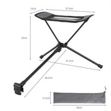 NNEOBA Portable Folding Footstool - Ultra-Portable, Ergonomic, Foldable & Adjustable