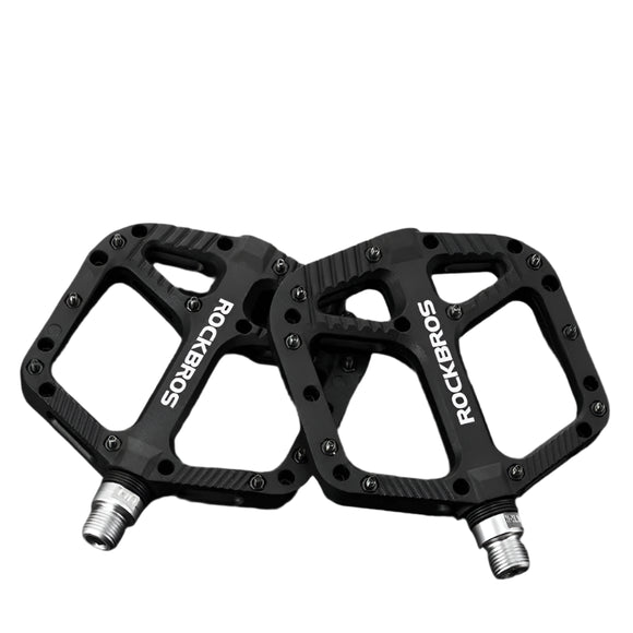 NNEOBA Ultralight Flat Platform Bicycle Pedals Nylon Composite Black