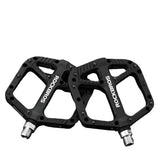 NNEOBA Ultralight Flat Platform Bicycle Pedals Nylon Composite Black