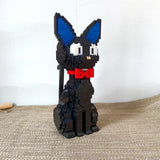 NNEOBA Black Cat Model Mini Building Blocks