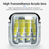 NNEOBA Bike Front Light 1500LM, 5000mAh Rechargeable LED Headlamp with Smart Sensor