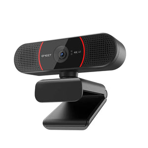 NNEOBA 4K USB Mini Webcam with Sony Sensor Autofocus Black