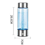 NNEOBA Portable Electric Hydrogen Water Bottle Silver