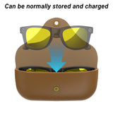 Photochromic Clip-On Lenses for Meta Wayfarer Gen 2 Smart Glasses – Matte Frame Clip