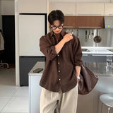 Men's Linen Blend Button Shirt