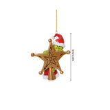 Green Monster Christmas Hanging Ornament