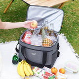 NNEOBA 26L Insulated Cooler Bag Camping Dark Gray