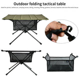NNEOBA Folding Table with Portable Storage Net