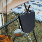 NNEOBA 20-Piece Steel Outdoor Camping Cutlery Set Silver