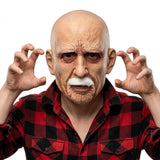 Realistic Elderly Character Mask for Halloween & Performances