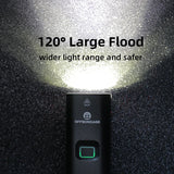 NNEOBA 1000 Lumen USB Rechargeable Bike Front Light 4800mAh Black