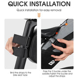 NNEOBA Waterproof 10L Reflective Bike Saddle Bag Gray