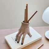 Horror Palm Hand Pen Holder – Resin Broken Hand