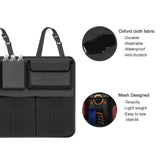 NNEOBA Hanging Car Trunk Organizer Backseat Storage with 8 Large Pockets Black