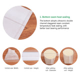 NNEOBA 100Pcs Different Sizes Biodegradable Non-woven Seedling Pots Eco-Friendly Planting Bags Nursery Bag Plant Grow Bags for garden