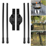 NNEOBA Folding Camping Table Legs - Adjustable Metal