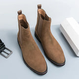 Men's Suede Chelsea Ankle Boots