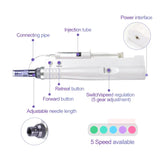 NNEOBA 2-in-1 Hydra Whitening Injector with Aqua Derma Pen