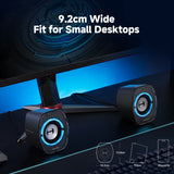 NNEOBA RGB Computer Speakers Bluetooth USB-C 3.5mm Input