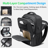NNEOBA Laptop Backpack with USB Charging Black