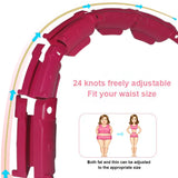 NNEOBA Adjustable Sport Hoops Set - Waist Exercise & Detachable