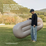 NNEOBA Fast Inflatable Air Sofa Bed Portable Automatic Camping Mattress Khaki