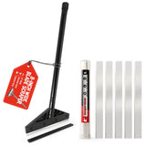 Long Handle Razor Scraper with 8-Inch Wide Blade – Glass, Wall, Floor & Paint Removal Tool