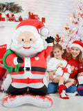 119cm Standing Santa Claus Foil Balloon – Christmas Party Decor