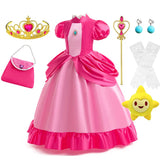 Girls' Pink Princess Lolita Cosplay Dress