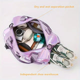 NNEOBA Women's Travel Duffel Bag with Shoe Compartment